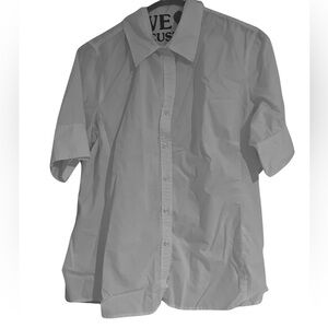 Juniors White Short Sleeve Shirt